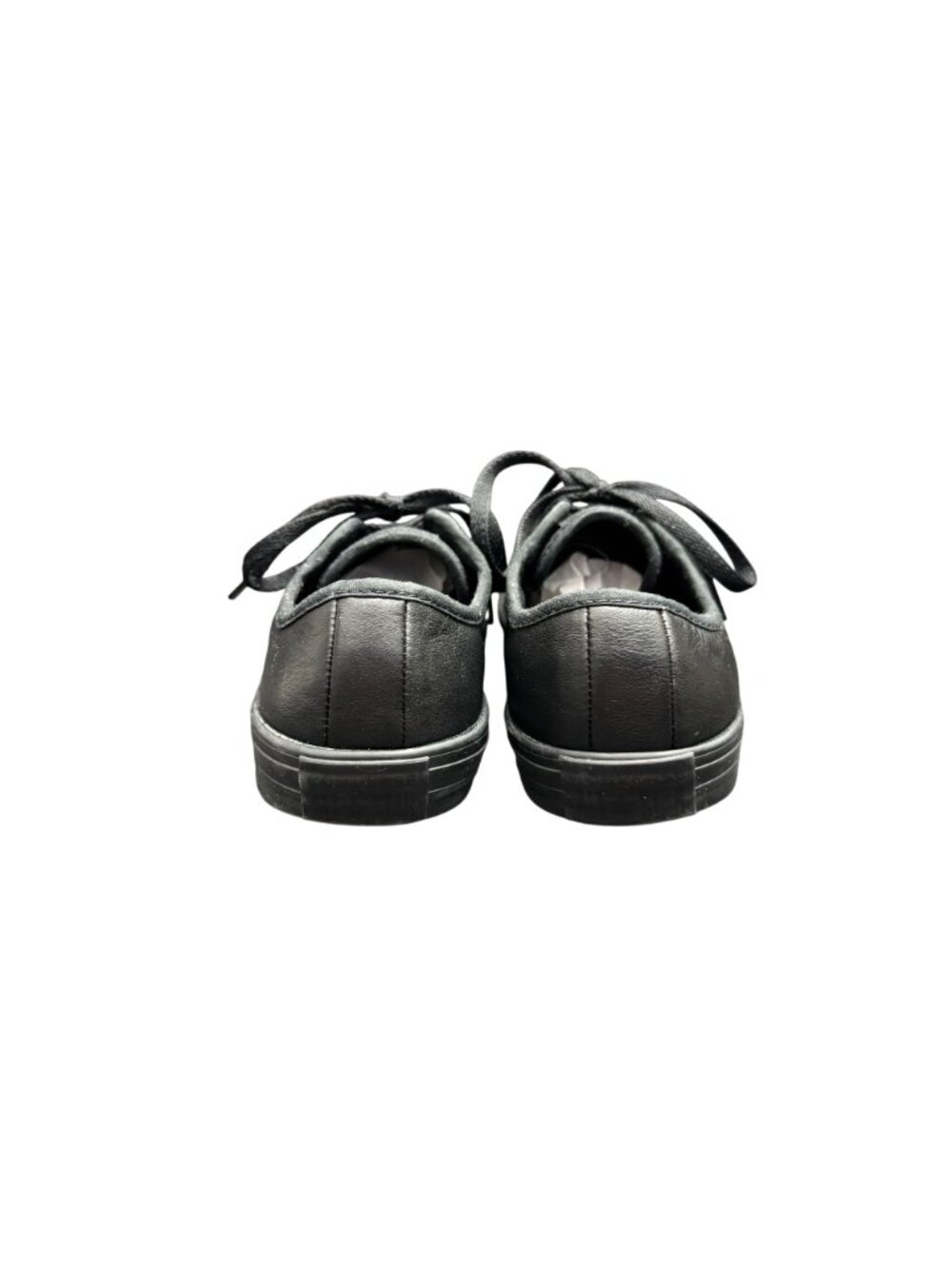 Converse All Star Black Leather Low-Top Women's Shoes 564986C, Size 6 - Picture 4 of 11